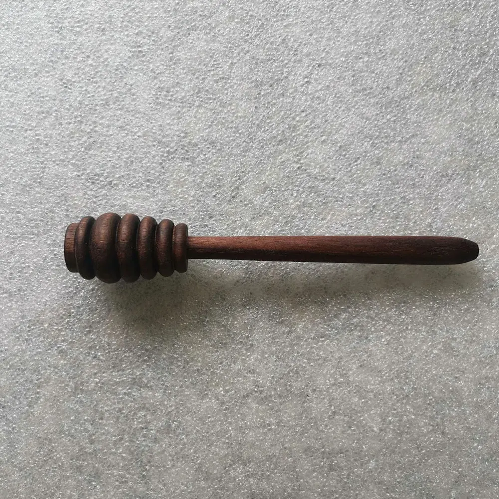 

2pcs Simple Honey Stickers Honey Whisking Rods Honey Wands for Home (Coffee)