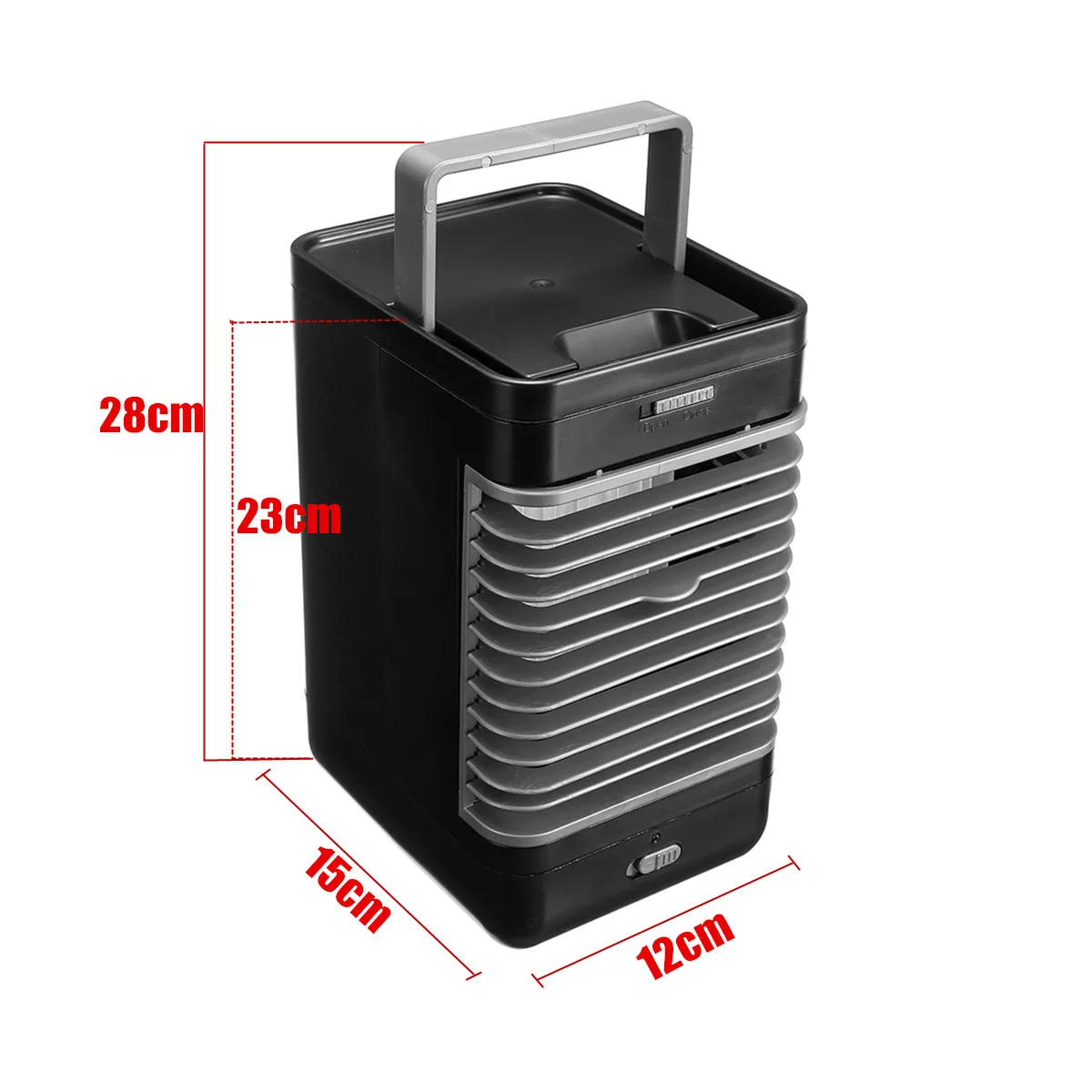 

Portable Air Cooler 2-speed Quiet Cooling Fan Air Conditioner Humidifier Purifier Portable Home Office Cooling Flow Filter