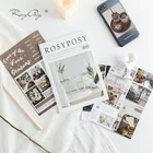 Набор стикеров для блокнота Rosy Posy F786, 20 страниц, винтажный мультяшный медведь в стиле INS, декоративные наклейки для дневника, домашнего декора, подарок сделай сам