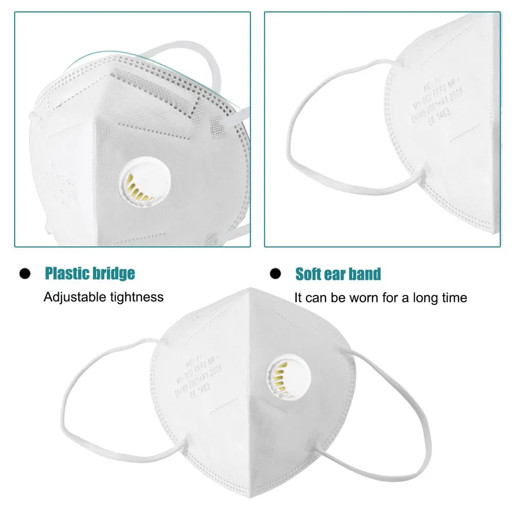 

FFP2 Protective Mask Anti-Bacterial Outdoor Mouth Mask FFP2 Approved CE Mascarillas Cheap Masks from 100 free shipp