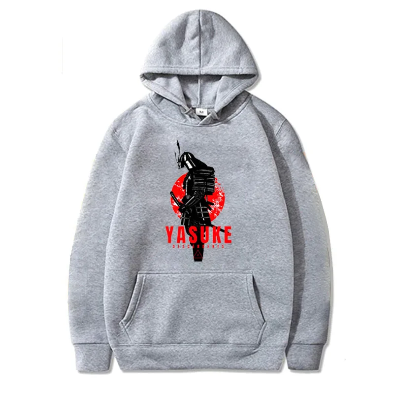 2021 Amine Yasuke Print hoodie Long Sleeve Hooded Sweatshirt for Women Men