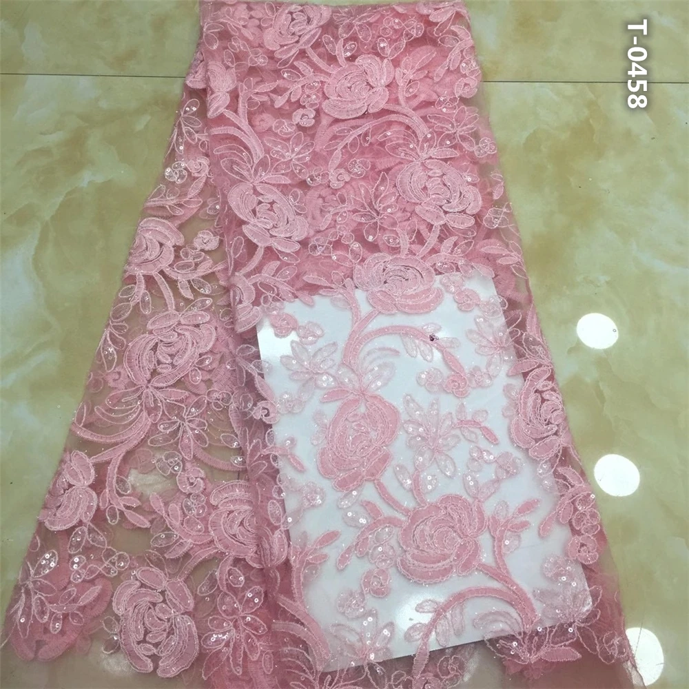 Новинка Белая французская Тюлевая кружевная ткань 2020 высококачественное