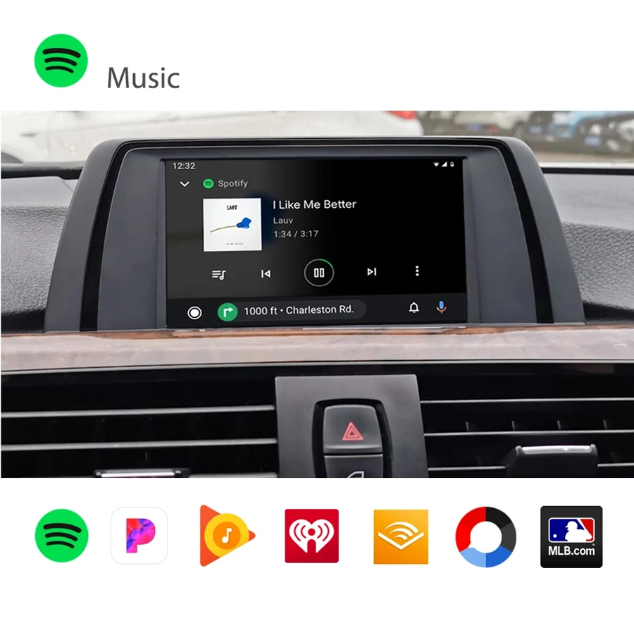 Автомобильная интерфейсная приставка Carplay Android для BMW F01 F02 F07 F10 F11 F15 F20 F25 F30 F48 NBT