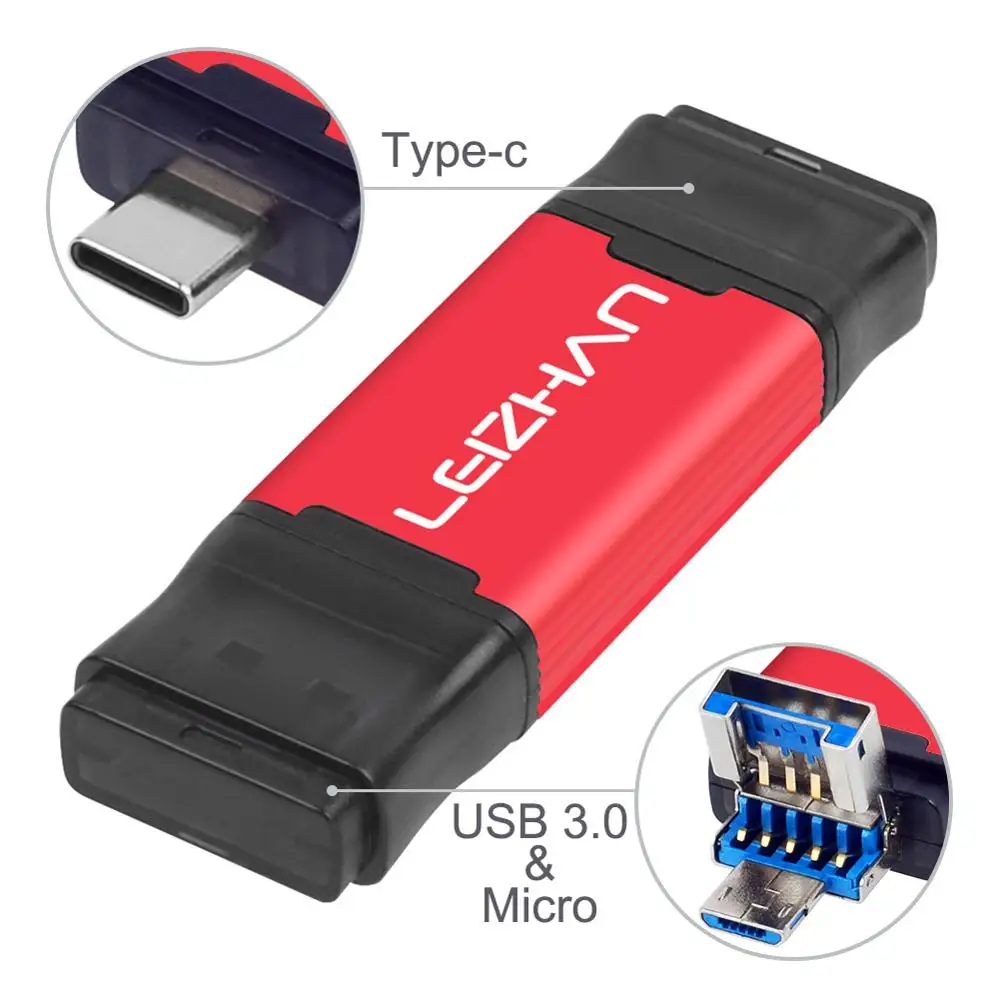 USB C флэш накопитель для телефона android samsung S10 S9 S8 S7 S6 S5 S3 тип c Рамочка фотографии 3 0