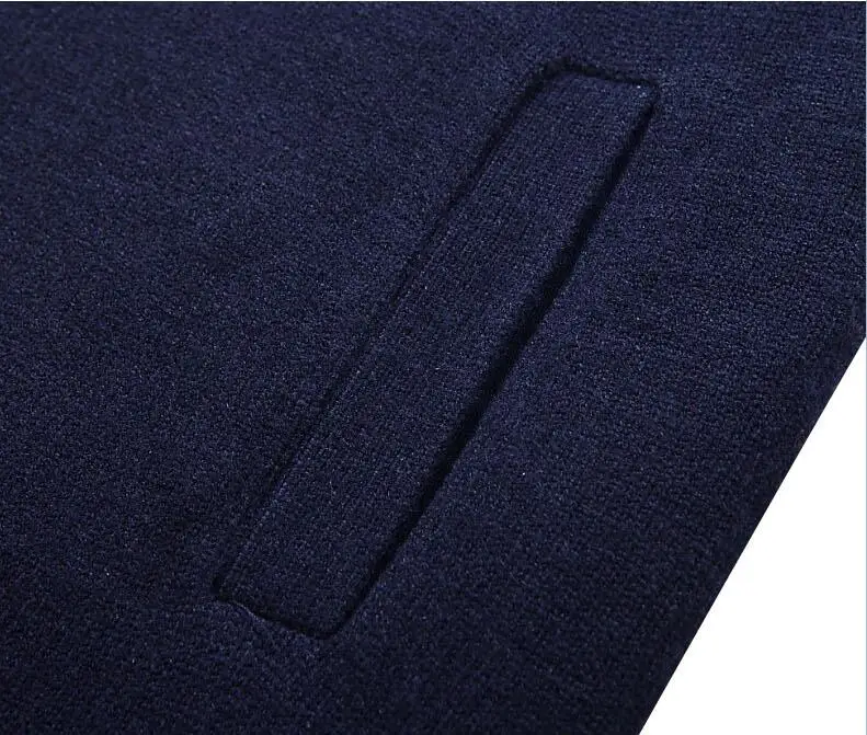 Мужская теплая шерстяная водолазка на молнии кашемировый свитер с объемной