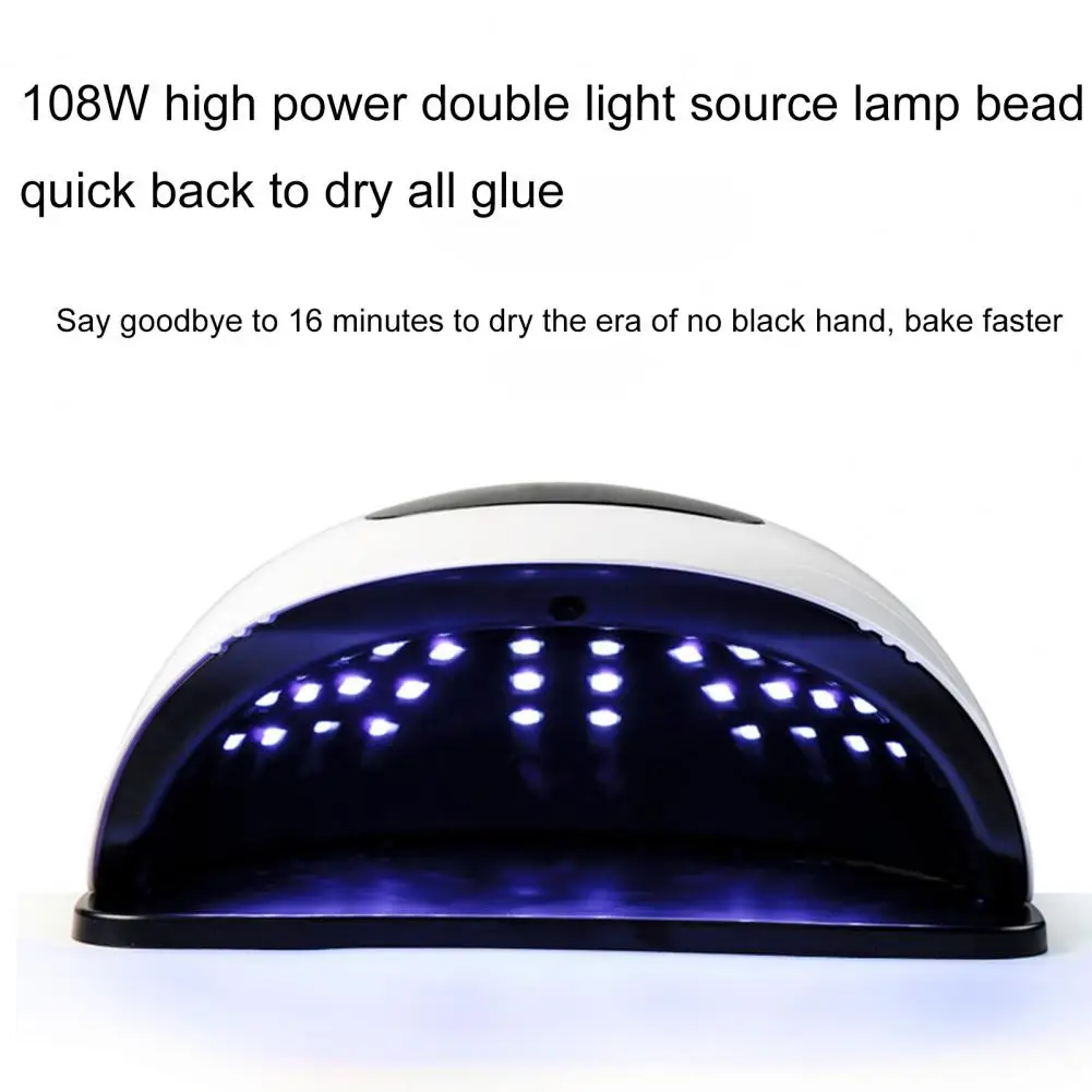 Маникюрная лампа с сенсорным экраном и регулируемой скоростью 54