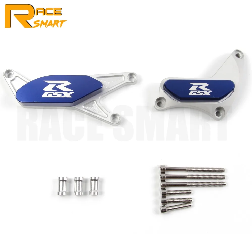 CNC рамки Ползунки Краш Pad защита от падения для SUZUKI GSXR600 2004-2005 Защита двигателя Ползунки крышка GSXR 600