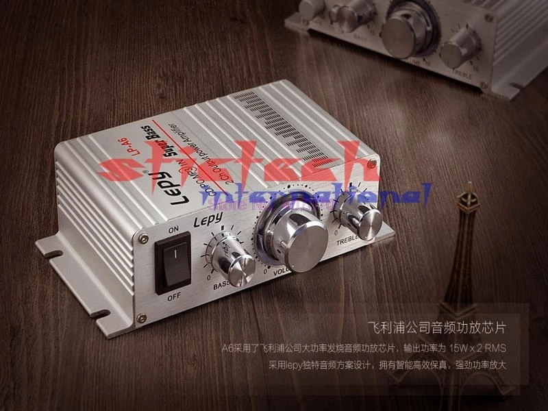 Через DHL/Fedex 20 шт LP A6 Lepy Mini 2 Ch Hi Fi стерео аудио автомобильный домашний выходной