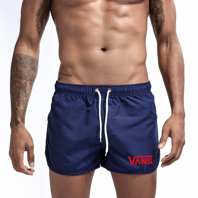 

2021 men's new beach shorts with elastic waist and quick-drying printing fashion holiday colors and more men's outer pants