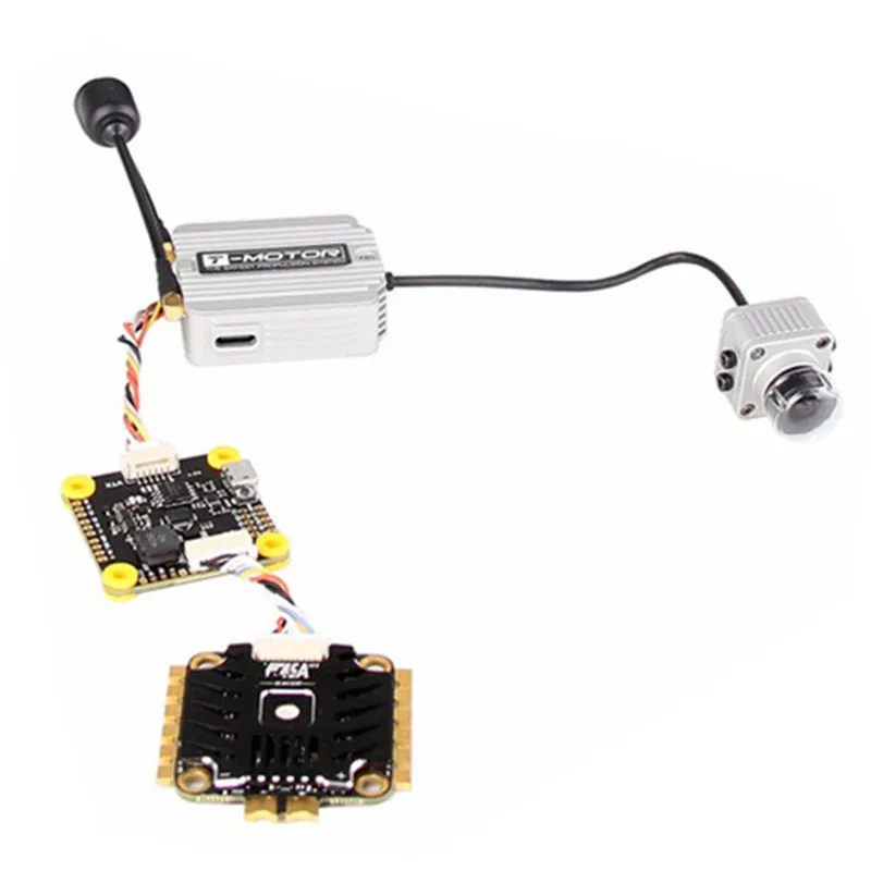 T-motor F7 Flight control & F55A PRO II 6S 4в1 ESC BLHELI_32 Tower FPV Stack для DJI HD VTX system специально настроенная