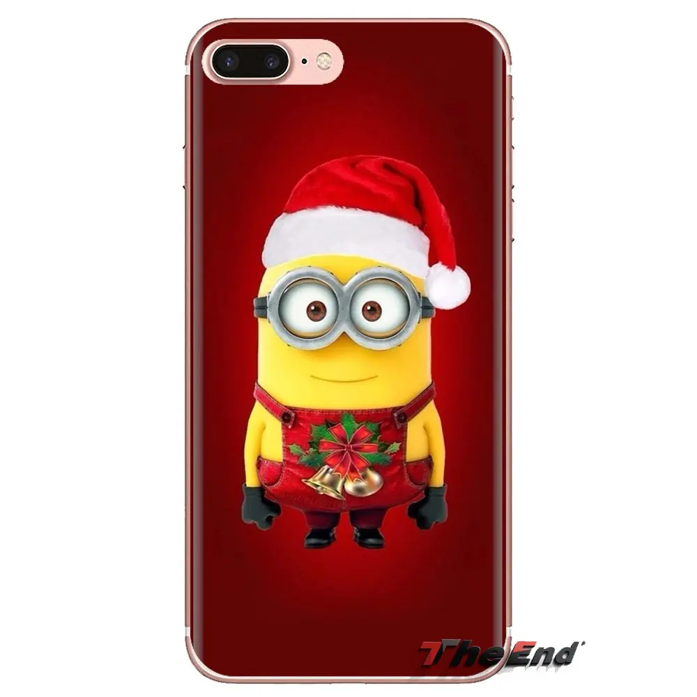 Рождественские новогодние для Xiaomi Redmi 4 3 3S Pro mi 4i 4C 5 5s Max Note 2 прозрачные мягкие