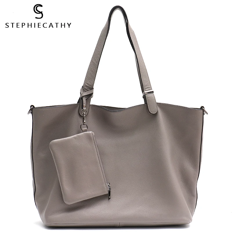 Женская сумка через плечо SC из мягкой воловьей кожи повседневные сумочки|Сумки с