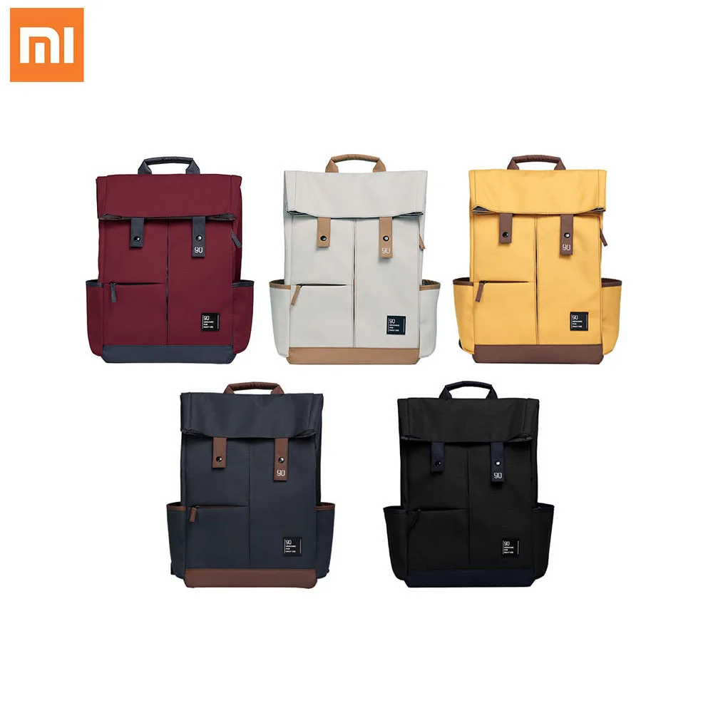 

Xiaomi 90fen 90fun Backpack Ipx4 Water Repellent 13L Large Capacity Knapsack Men Women Fashion Casual 14/15.6 Inch Computer Bag