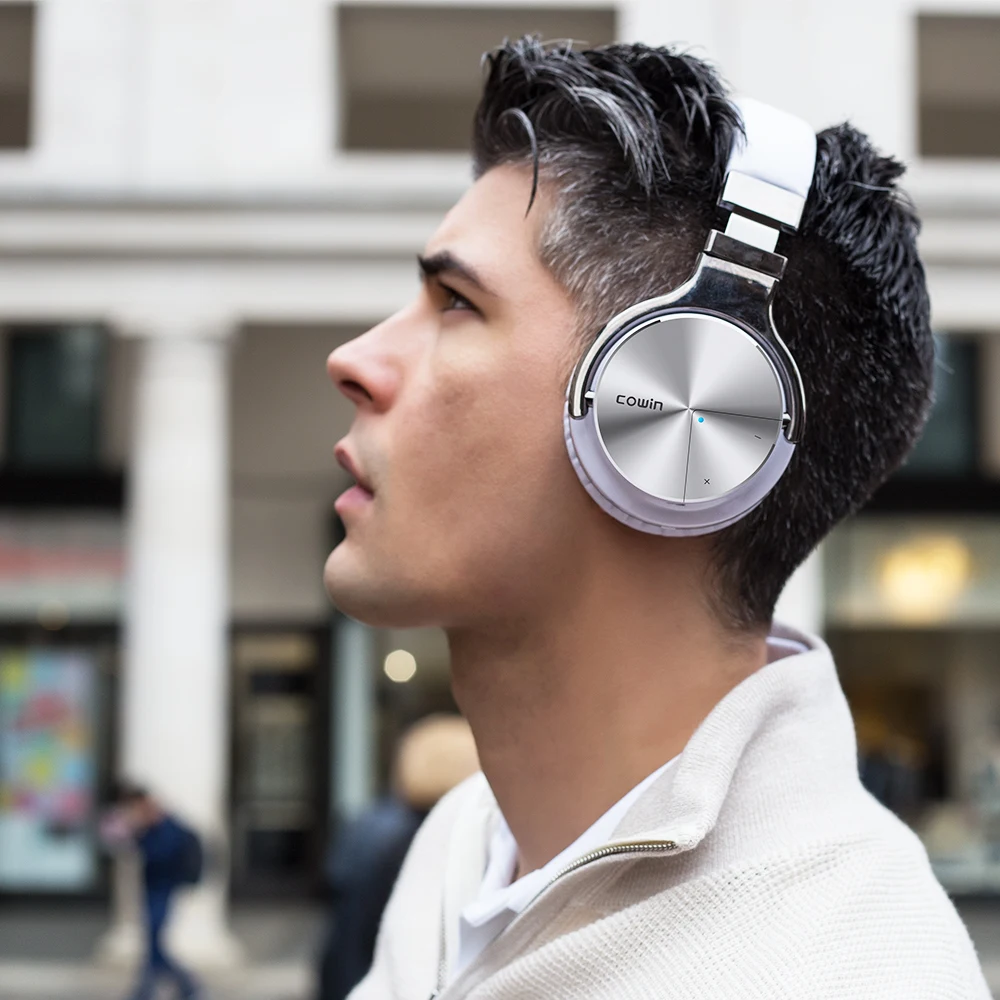 Cowin E7-KY Pro ANC Bluetooth наушники 800 мАч Hi-Fi активные с шумоподавлением стерео Бас