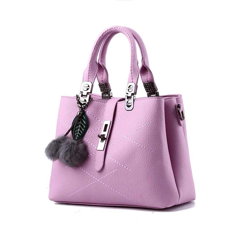 Женские Простые сумки через плечо для женщин большие Сумки из искусственной кожи