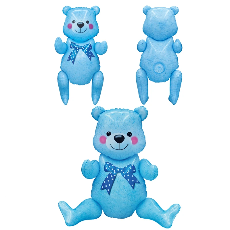 1 шт. сборка медведь на шарнирах 1-й День рождения украшения Детские шарики