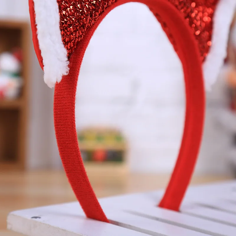 Рождественская повязка на голову платье принцессы с бантом рождественским