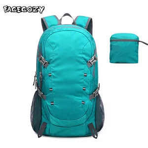 Туристический складной рюкзак Facecozy, Спортивная ульсветильник Сумка для кемпинга, складной водонепроницаемый дорожный рюкзак, походный рюкзак 40 л