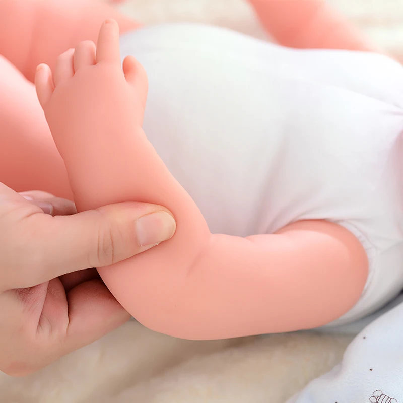 45 см полностью силиконовые куклы Bebe Reborn электрические плачущие Детские игрушки