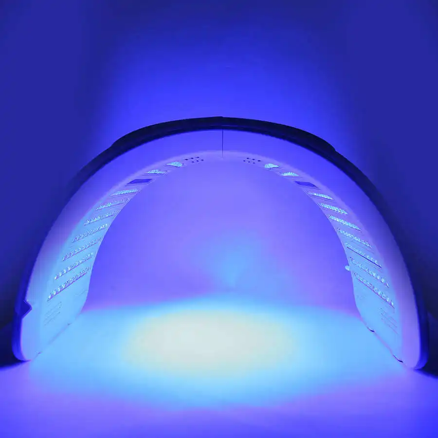 7 Цветов PDT Маска для лица с LED-терапией 2 в 1, Машина для омоложения кожи, Спа, Удаление акне, Антивозрастное и нагревающее лечение.