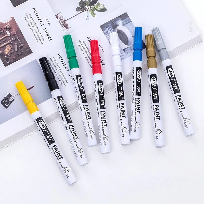 1 шт металлический маркер 8 цветов на выбор 0 7 мм Классическая приковывающая