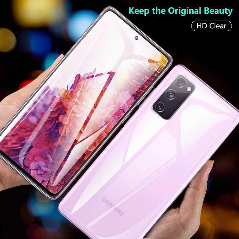 1 3 шт гидрогелевая пленка для samsung galaxy s20 fe стекло на note 20 ultra glass s plus защитная ноут