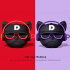 Роскошный мультяшный 3D Модный чехол для наушников с бульдогом чехол для беспроводной гарнитуры для Apple AirPods 1 2 Air Pods Pro силиконовый крутой чехол