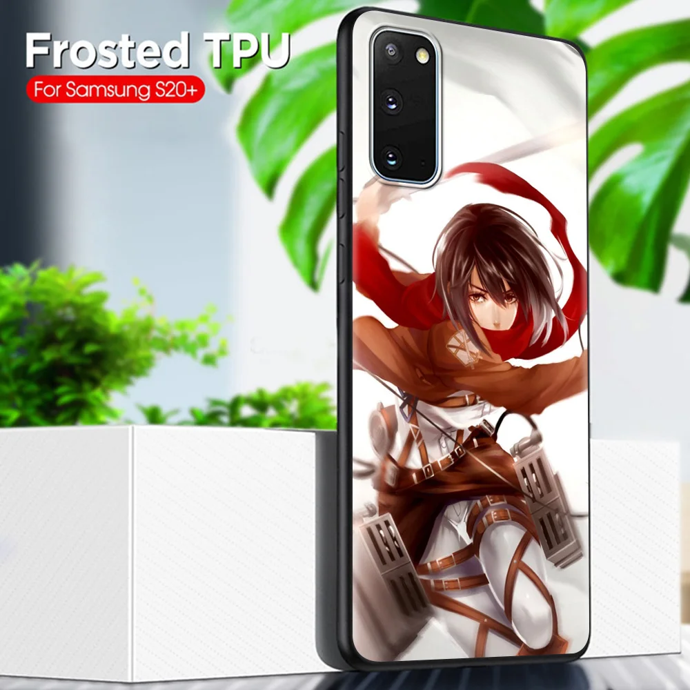 

Phone case For Samsung Galaxy S21 Ultra S20 FE S10 Plus Lite S9 S10e cover shell Attack On Titan