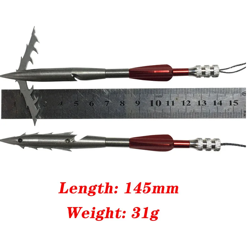 Рыболовные дротики из нержавеющей стали треугольный задний хвост глубоководные