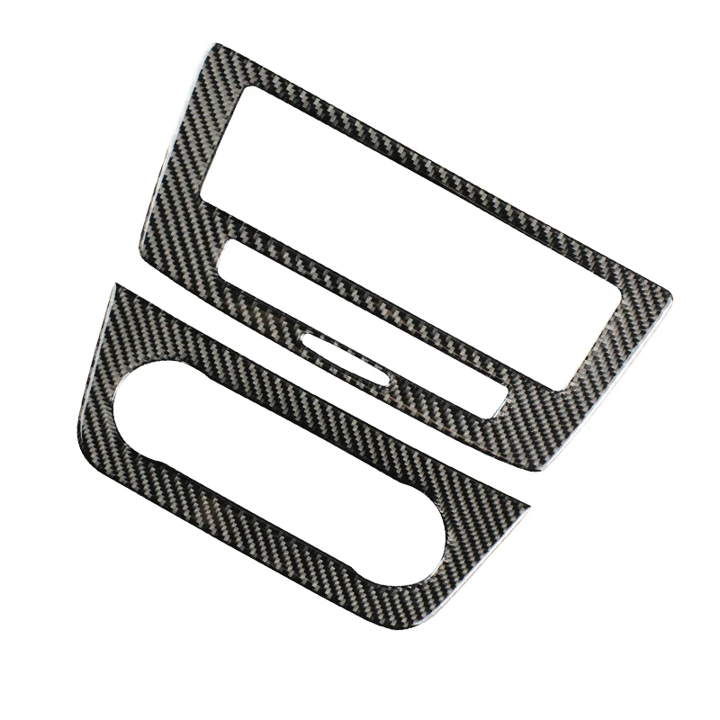 

Interior Accessories Carbon Fiber CD Air Conditioning Control Plane Stickers Car For mercedes GLE 2015-2018 Car Styling