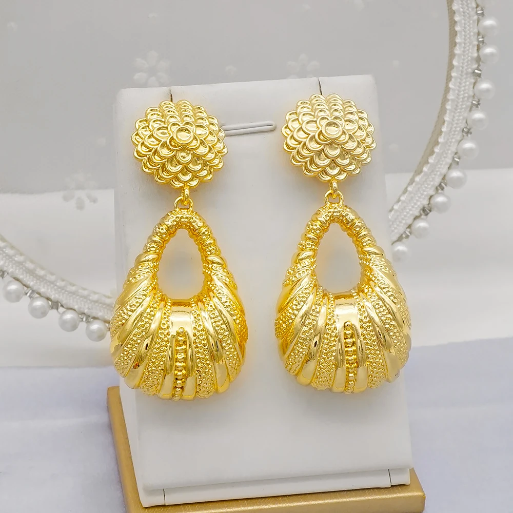 

Women's Earrings Gold Unusual Earrings for Women Geometry Metal Earings 2021 Trendy Fashion Female Jewelry