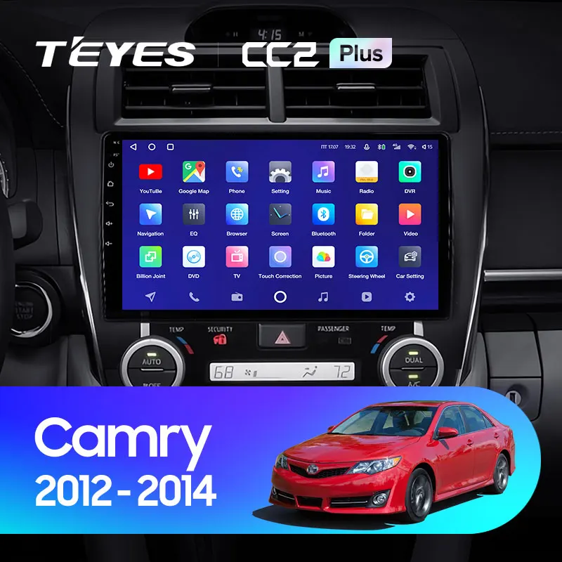 TEYES CC2L и CC2 Plus Штатная магнитола For Тойота Камри 7 XV50 XV55 Toyota Camry XV 50 55 2012 2014 US EDITION Android
