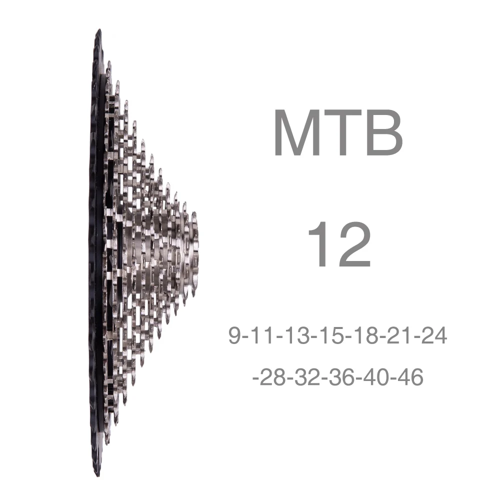 Кассета ZTTO ULT 12 Скоростей 9 46T MTB XD кассета Ультралегкая 363 г стальная прочная