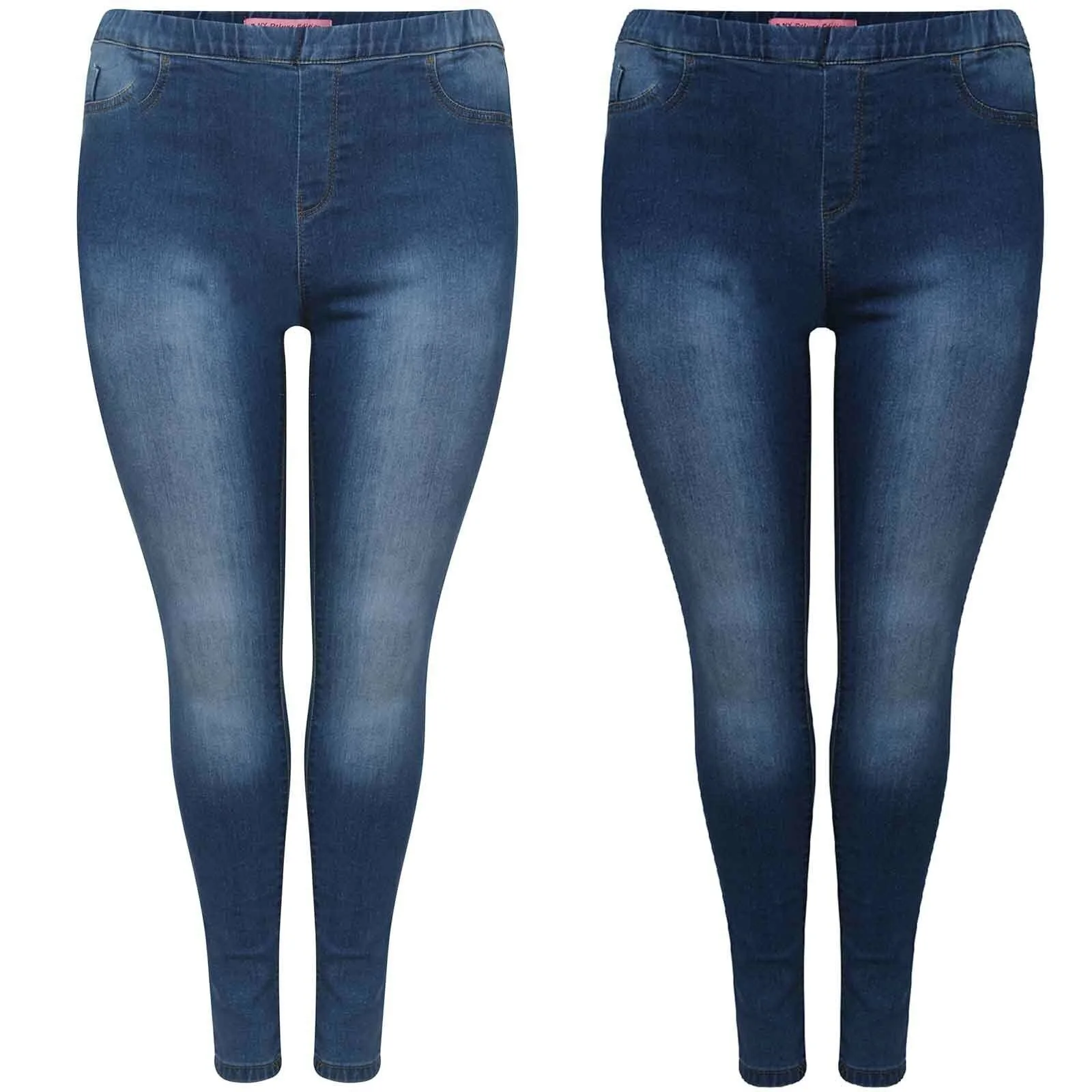 

WOMENS HIGH WAISTED STRETCHY SKINNY JEANS LADIES DENIM JEGGINGS PANTS PLUS SIZE