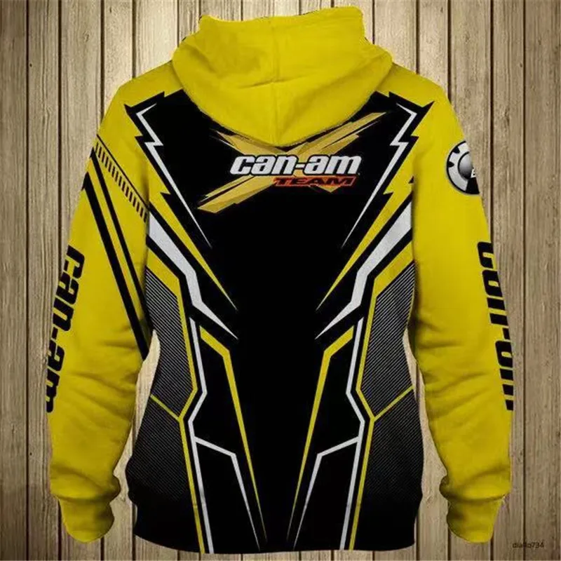 

BRP Can-am Men's Hoodie Oversized Digital Printing 3D Streetwear High Quality Harajuku Casual Pullover New Sweater