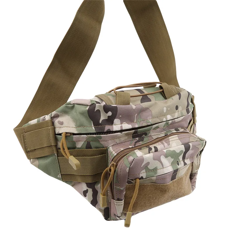 

Men Military Waist Bag Tactical Waist Pack Shoulder Bag Multi-pocket Camping Hiking Pouch Belt Bags Utdoor Bags