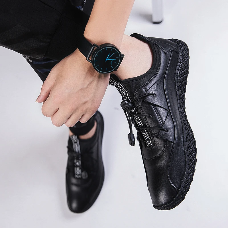 Модная обувь мужская повседневная мягкая модная прогулочная Удобная Уличная из