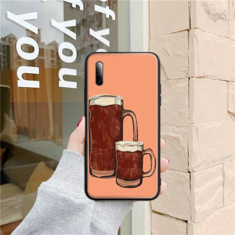 

World Beers Alcohol Summer Bubble Phone Case for redmi 6A 4X 7 7A 9 8A 5Plus Note 4 5 7 8T 9pro cover