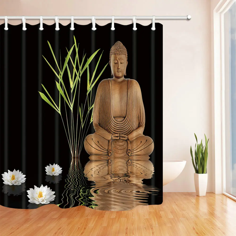 Тропический кактус занавеска для душа водостойкая полиэфирная ткань украшение