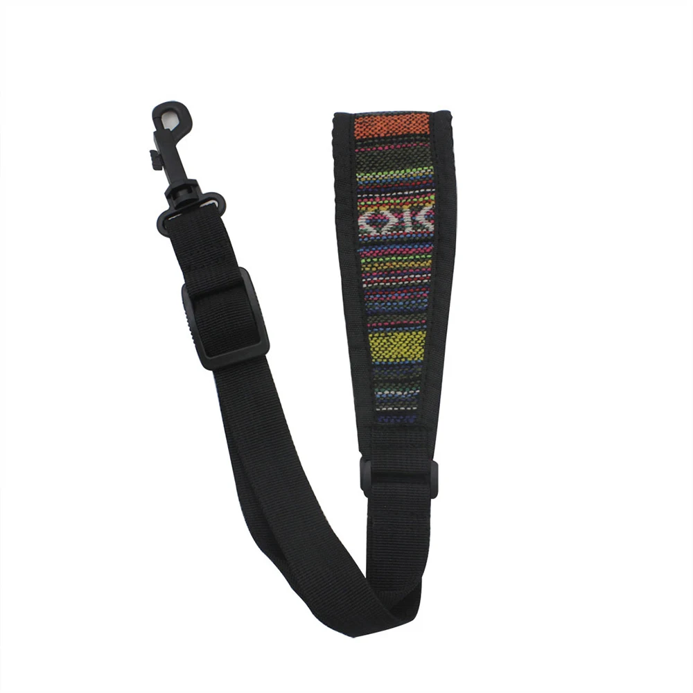 

National Wind Strap ,High Elastic Cotton Thicken Sax Neck Strap Harness Padded Neck Strap Musical Instrument Saxophone Accessori