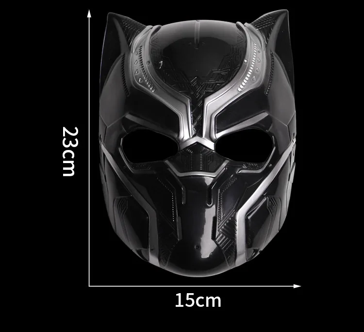 Черные маски Пантеры Косплей Костюм Marvel фильм о супергероях полная маска шлем взрослые дети маскарадные реквизиты для вечеринки