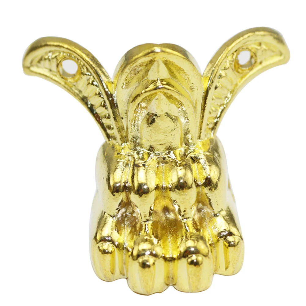 

6PCS 43x34mm Furniture Support Feet Tiger Feet Shape Zinc Alloy Gift Box Decoration Legs Sofa Accessories Dark Green