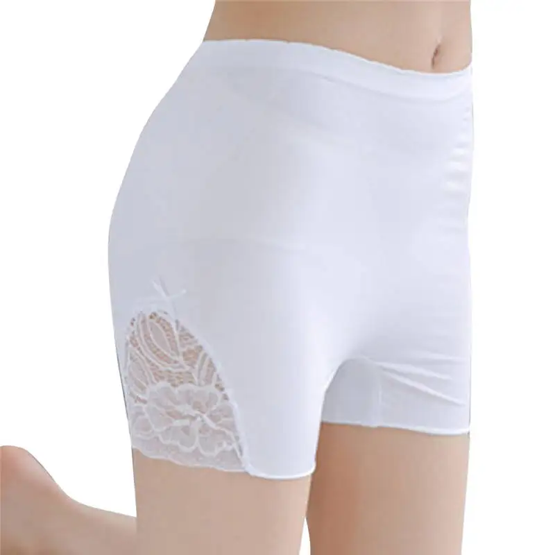 White Женское нижнее белье, трусы, брюки, белье для высокой талии, трусы, кружевные шорты, боди, штаны, ropa interior femenina 661AQK10 - Цвет: White
