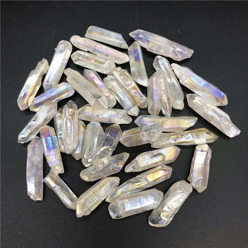 Белые камни из титана Aura Lemurian 50 г/1 шт.|Камни| |