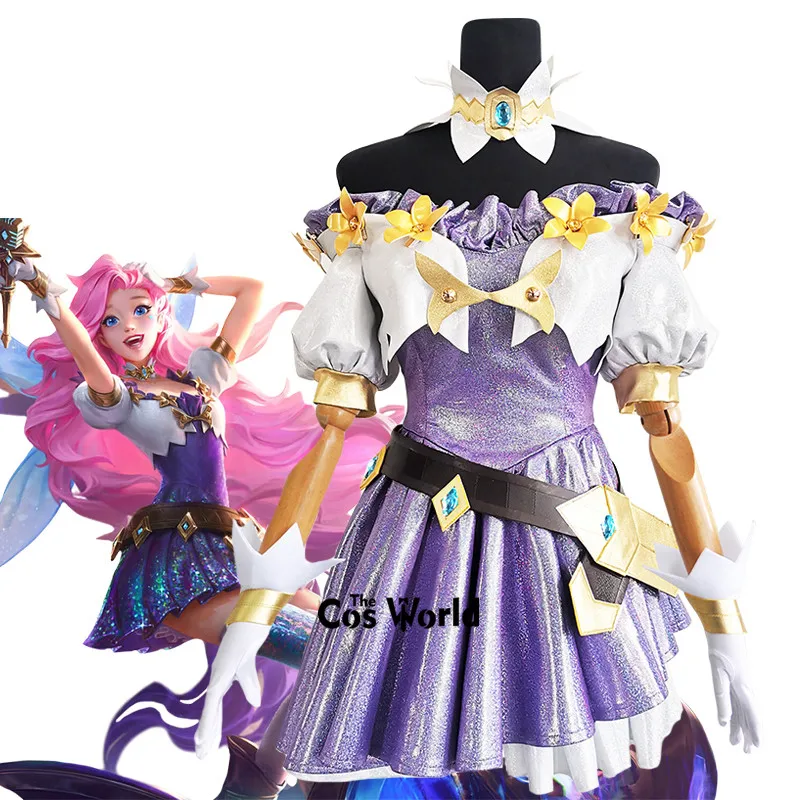 

LOL KDA the Starry-Eyed Songstress Seraphine Outfits Games Cosplay Costumes