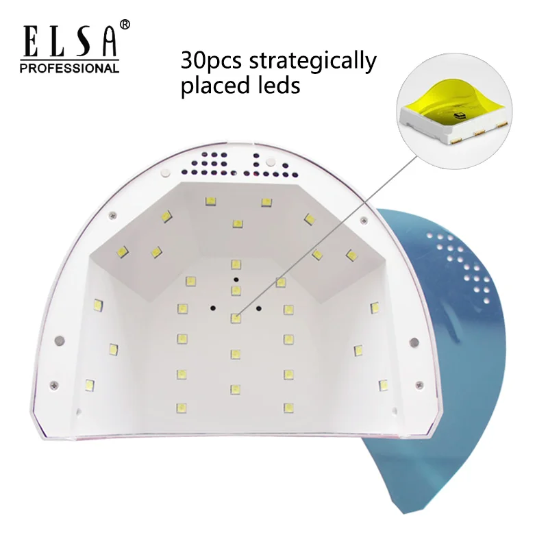 Светодиодный УФ светильник EISA 48 Вт для гель лака розовая лампа дизайна ногтей с 30