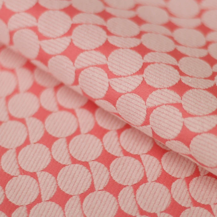 Изготовленный На Заказ полукруглый рельефный жаккард модная одежда ткань