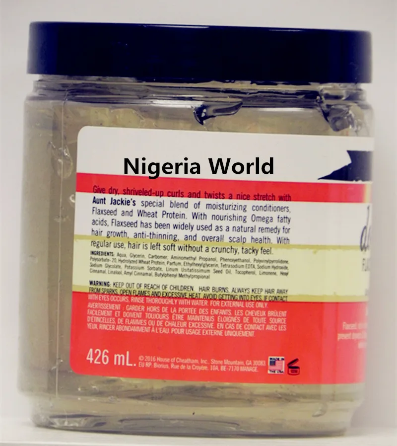 Тетя Джеки не садится льняное зерно завиток гель для волос/426 г|shampoo| |