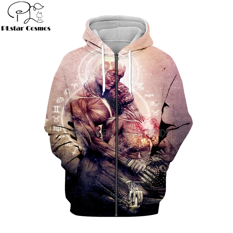 PLstar Cosmos Harajuku Herren Buddha 3d толстовки на молнии для мужчин/женщин мужчин Poleras Buda Hemd