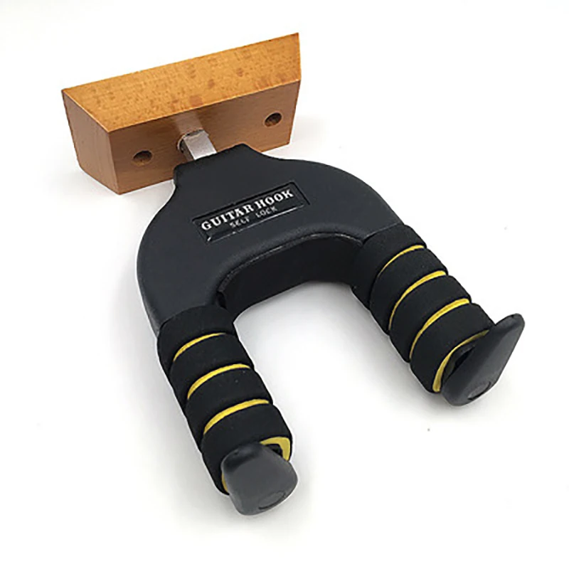Guitar hook guitar gravity automatic lock electric wood piano rack hanger self accessories | Спорт и развлечения